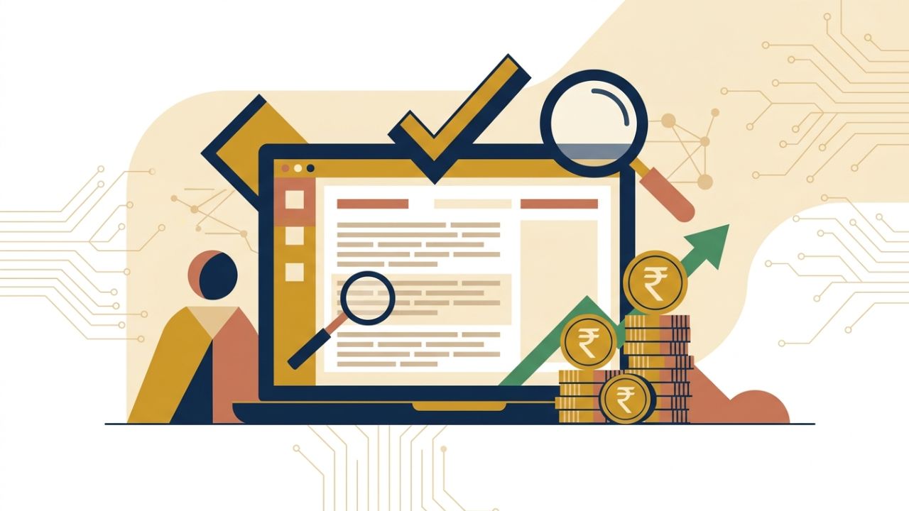 A financial dashboard showing the content at scale ai detector reducing agency operational costs.